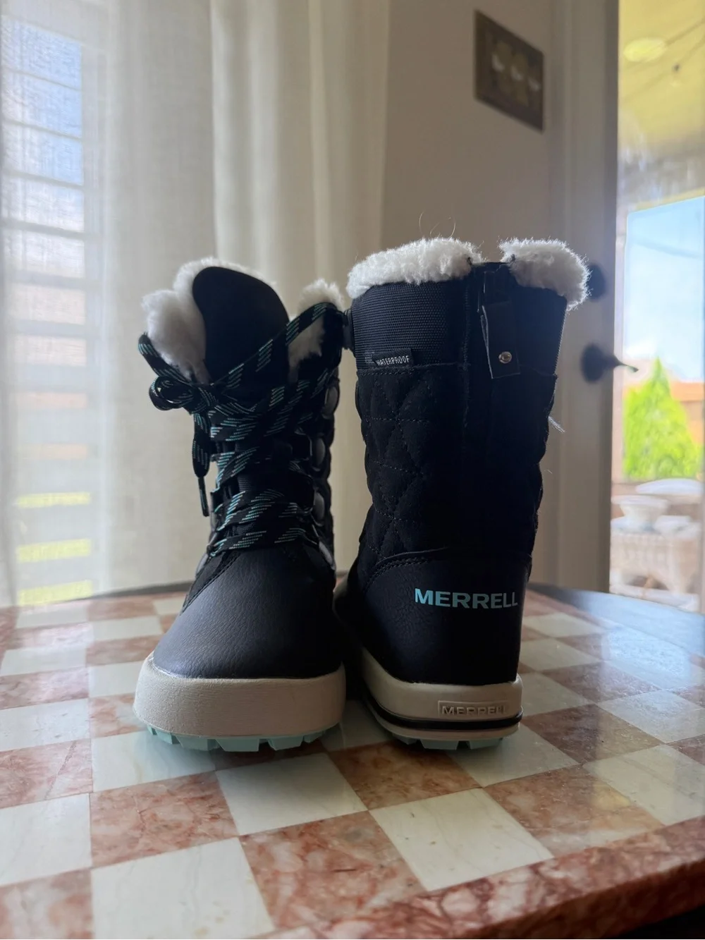 Merrell Navy Kids Winter Boots